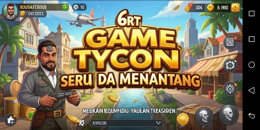 Tampilan gameplay 6RT yang menarik dan adiktif.