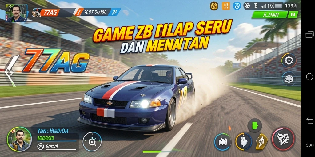 Tampilan gameplay 77AG yang menegangkan dan mendebarkan.