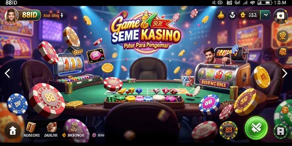 Tampilan gameplay seru dan mendebarkan dari 88ID Kasino.