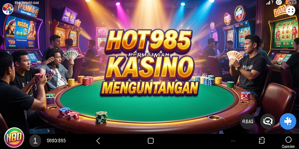 Tampilan gameplay Kasino yang menarik dari HOT985.