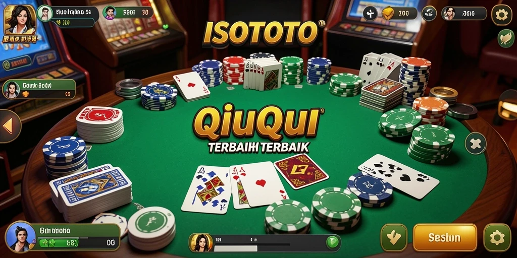Screenshot gameplay QiuQiu ISOTOTO yang seru dan interaktif.