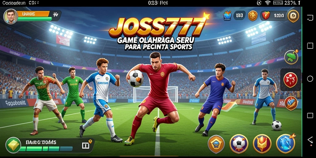 Gameplay menegangkan dalam JOSS777 dengan aksi olahraga yang seru.