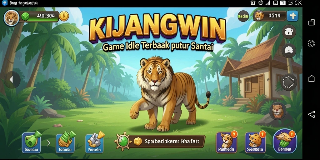 Tampilan gameplay KIJANGWIN yang menarik dan penuh warna.