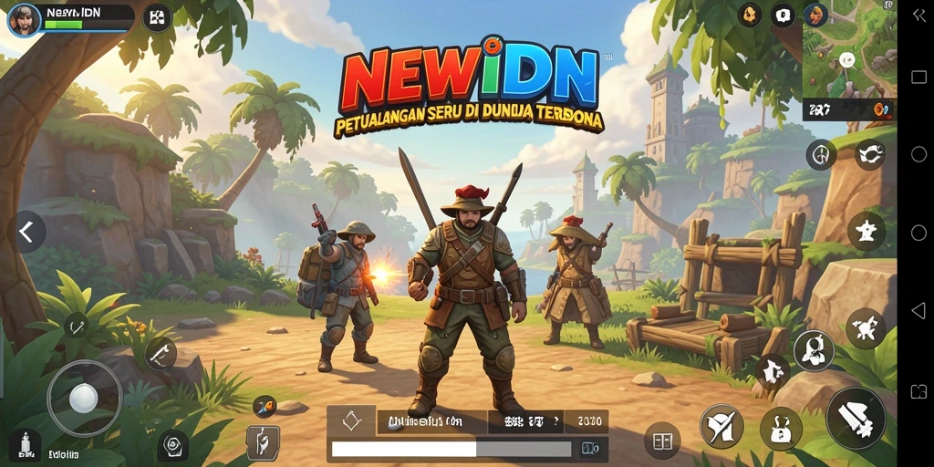 Screenshot gameplay OPEN WORLD NEWIDN menampilkan petualangan seru di dunia luas.