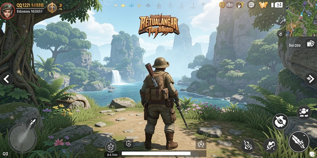 Tampilan gameplay menakjubkan di dunia Open World QQ1221.