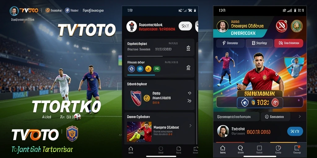 Tangkapan layar TVTOTO menampilkan pengalaman taruhan olahraga yang mendebarkan.