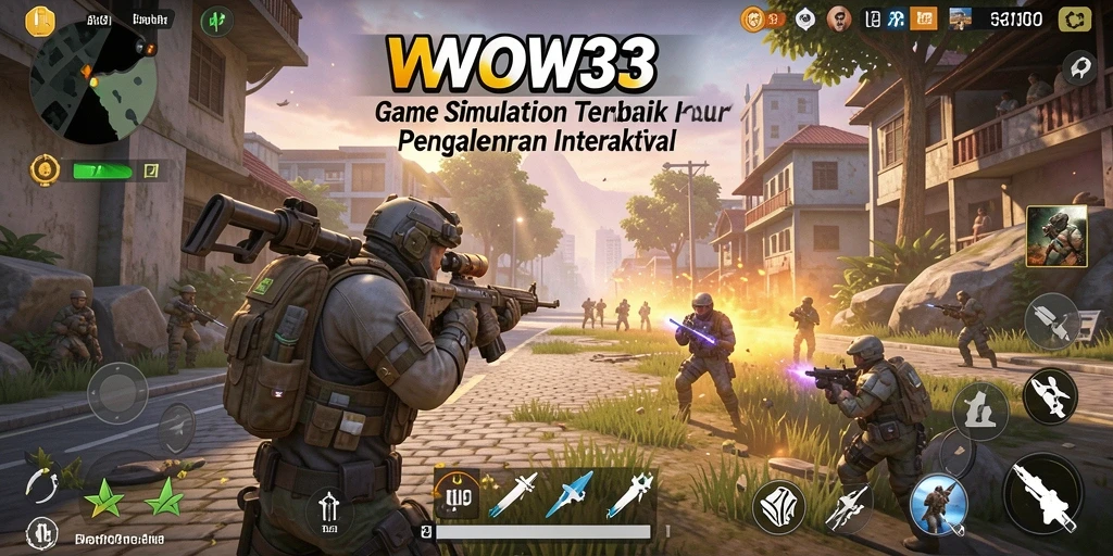Tampilan gameplay menarik di WOW33 dengan dunia virtual yang dinamis.